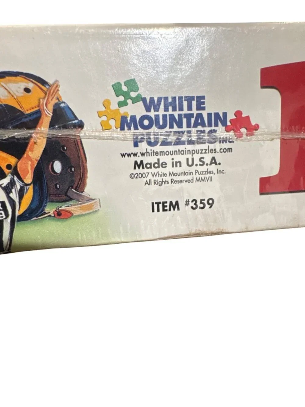 White Mountain Everything Football Puzzle 1000 Pieces 24”x30” New Sealed 2007 - Picture 6 of 15